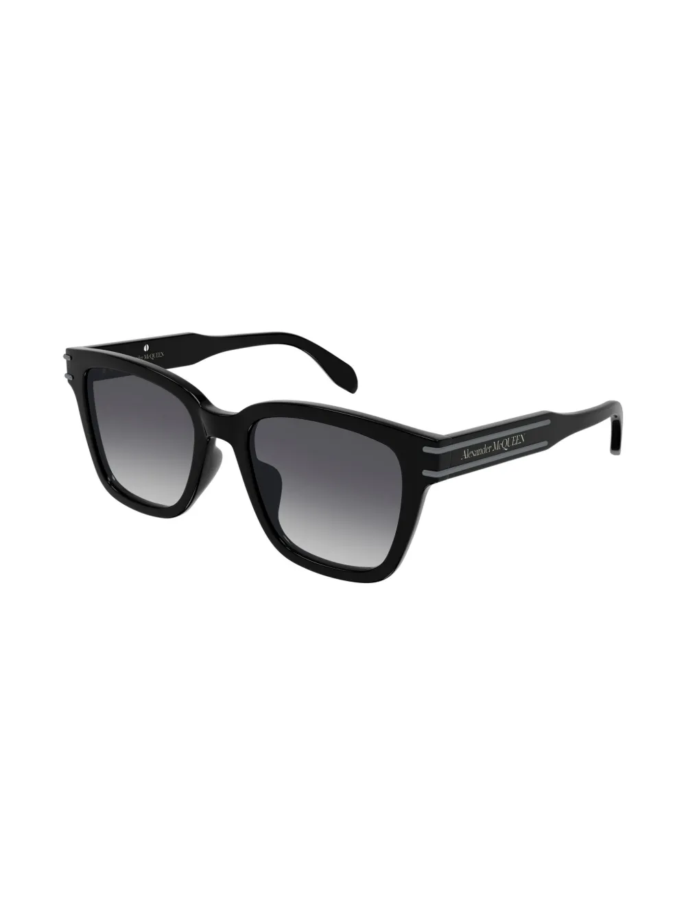 Alexander McQueen Eyewear Zonnebril met logoprint - Zwart