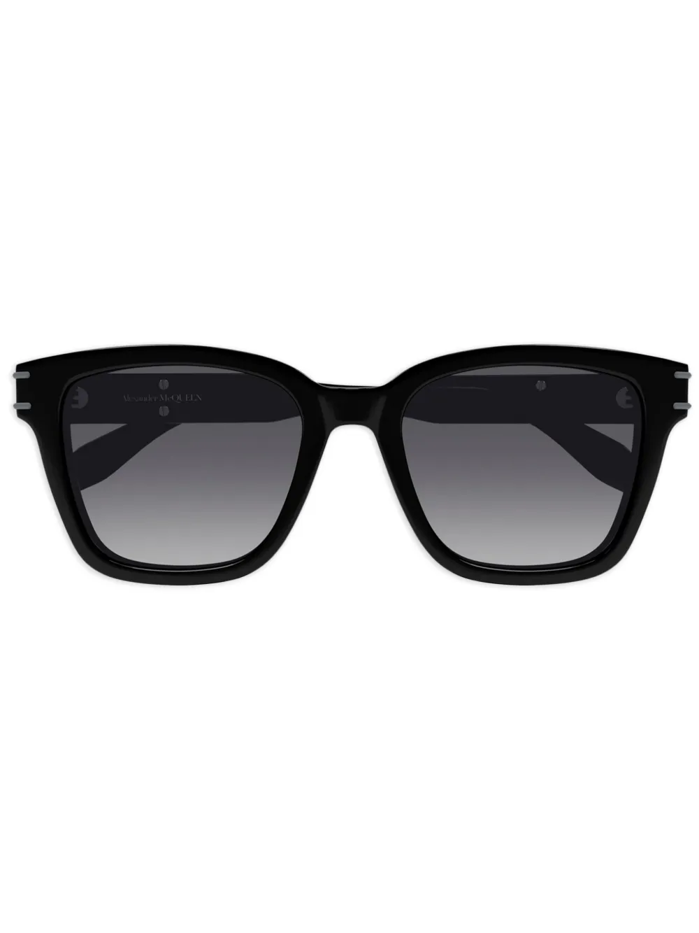 Alexander McQueen Eyewear Zonnebril met logoprint Zwart