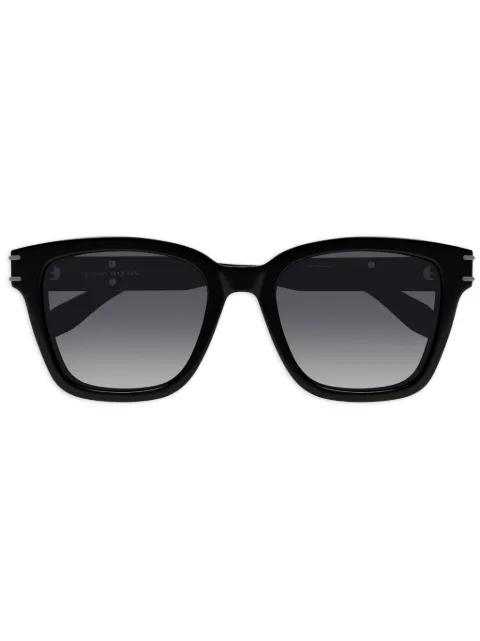 Alexander McQueen Eyewear نظارة شمس بطبعة شعار الماركة