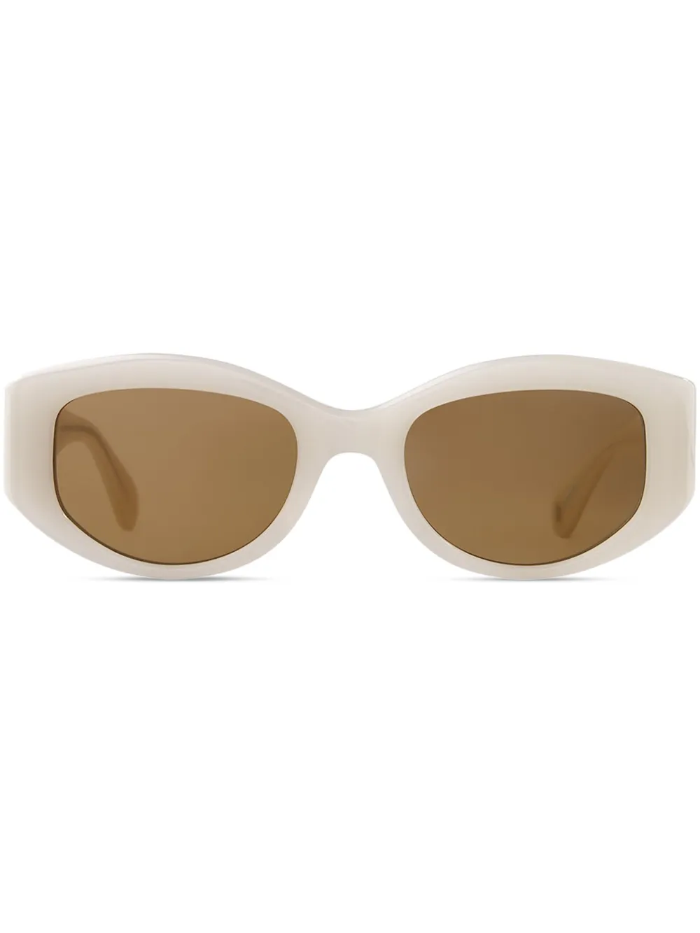 Garrett Leight Retro Biggie sunglasses | White | Image 1