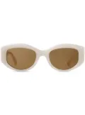Garrett Leight Retro Biggie sunglasses - White