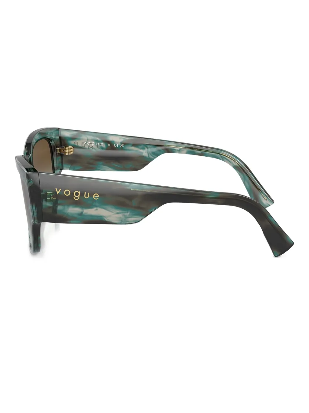 Vogue Eyewear VO5462S zonnebril met vierkant montuur Groen