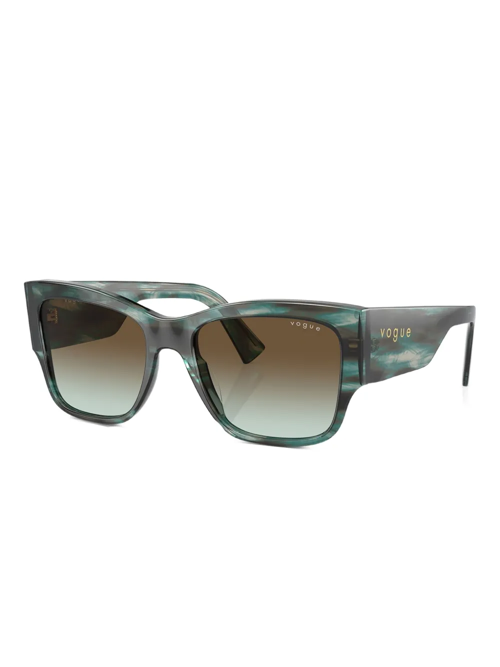 Vogue Eyewear VO5462S zonnebril met vierkant montuur - Groen