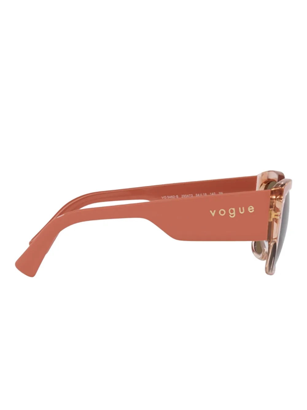 Vogue Eyewear VO5462S zonnebril met rechthoekig montuur Roze