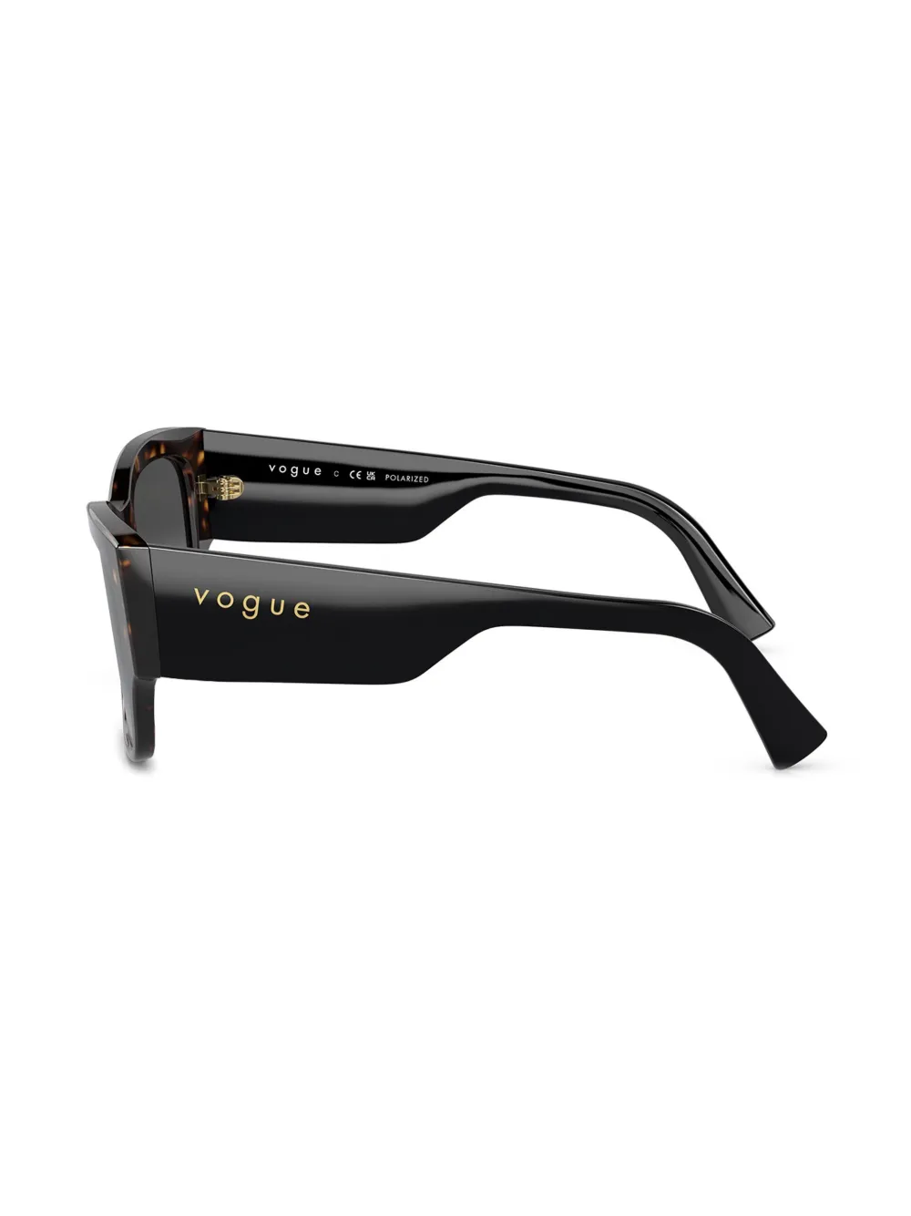 Vogue Eyewear Zonnebril met vierkant montuur Bruin