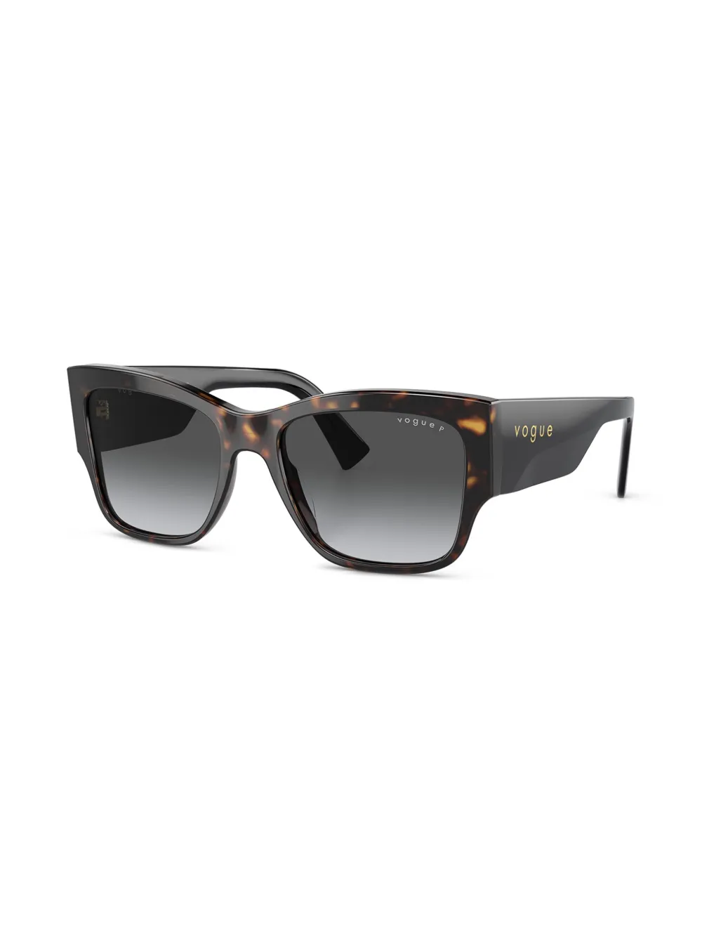 Vogue Eyewear Zonnebril met vierkant montuur - Bruin