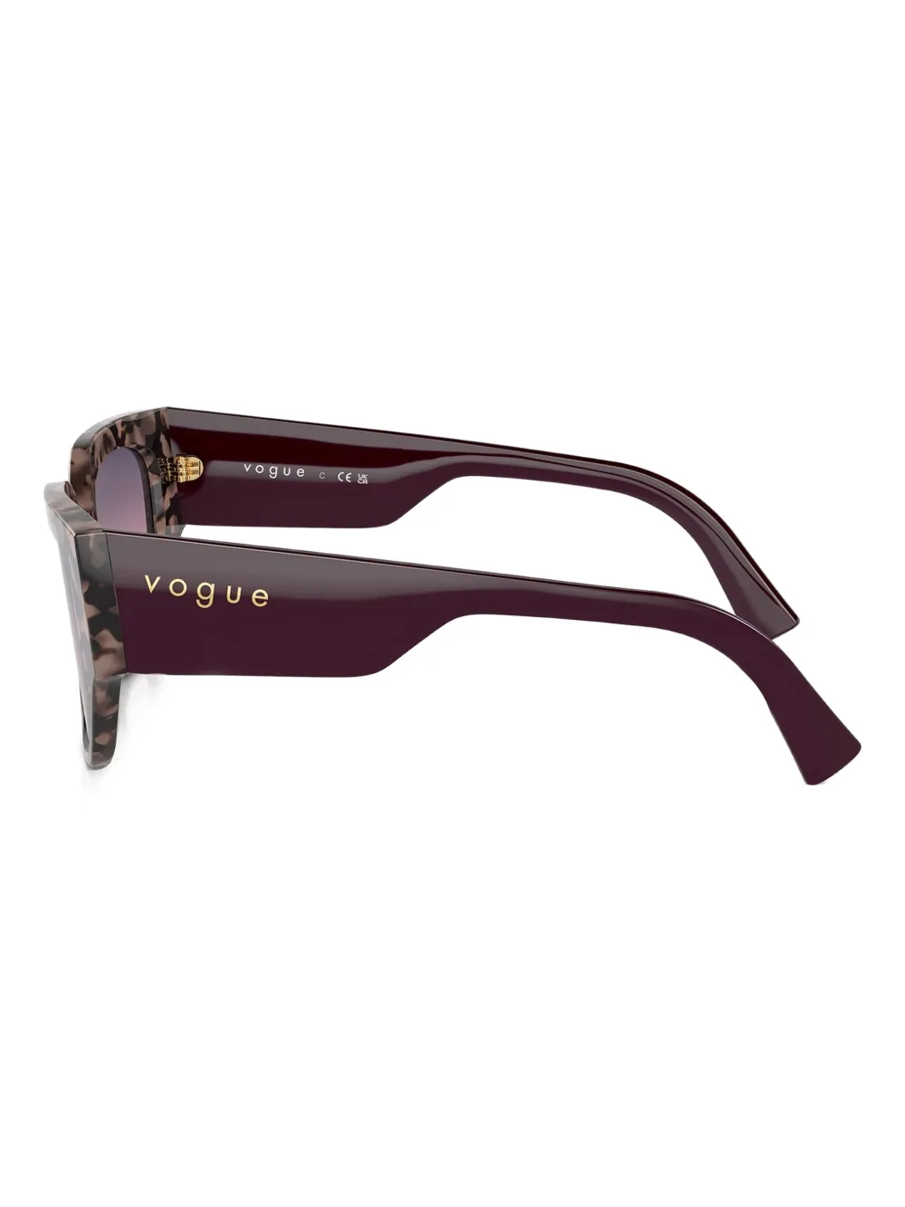Vogue Eyewear VO5409S zonnebril met geometrisch montuur Bruin