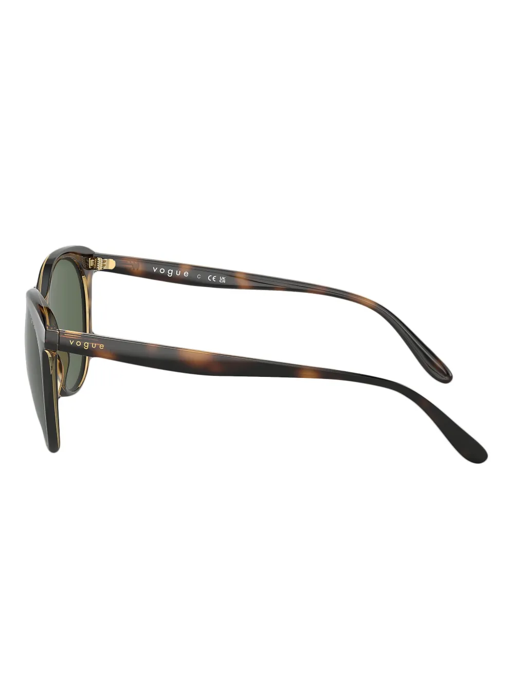 Vogue Eyewear Zonnebril met rond montuur Bruin