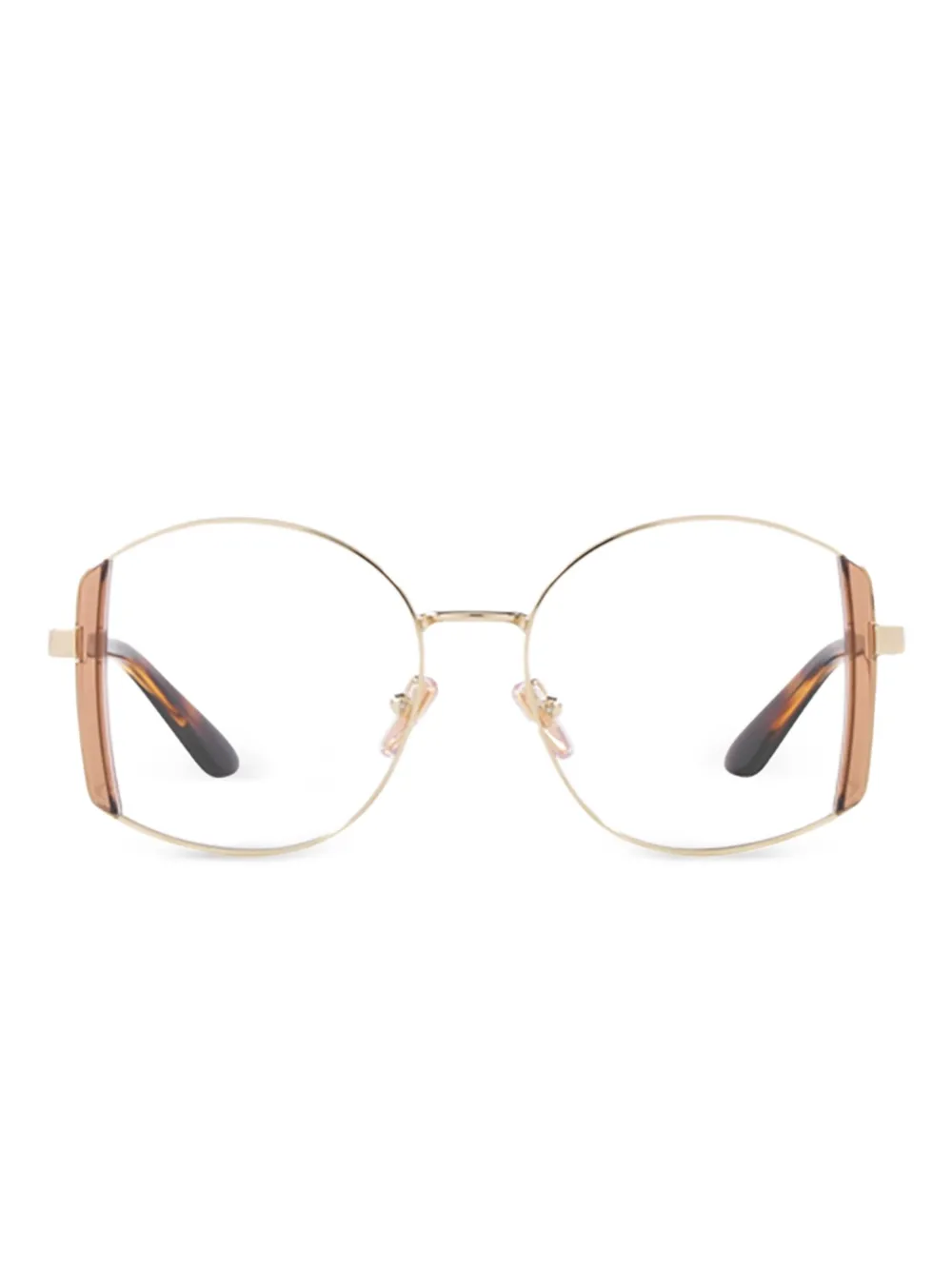 Vogue Eyewear Occhiali con montatura geometrica - Oro