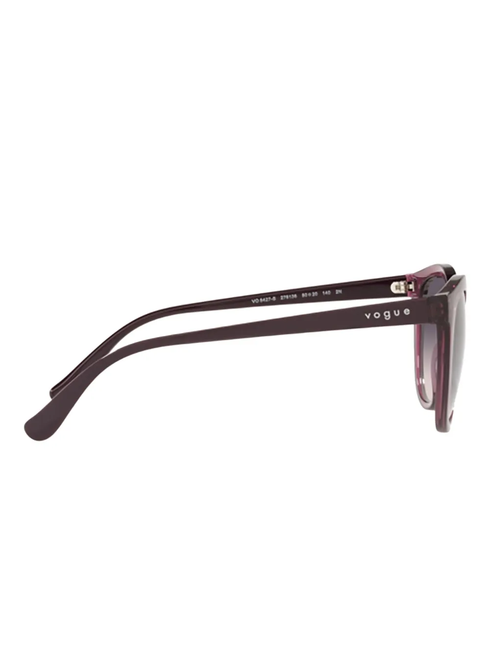 Vogue Eyewear VO5427S zonnebril met vlindermontuur Paars