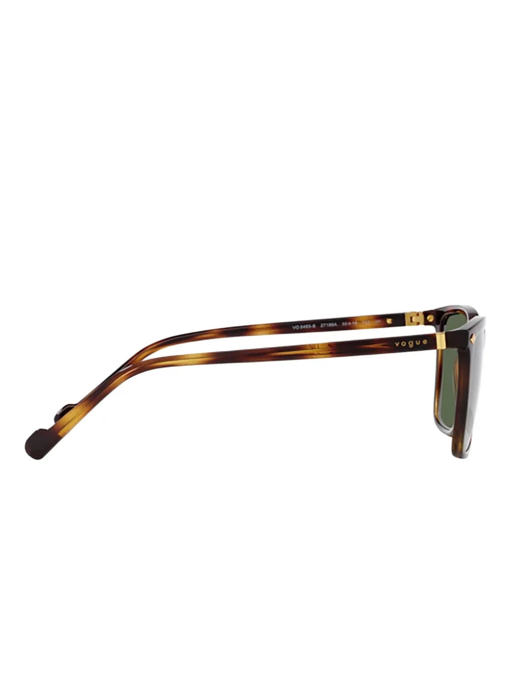 Vogue Eyewear Zonnebril met vierkant montuur Bruin