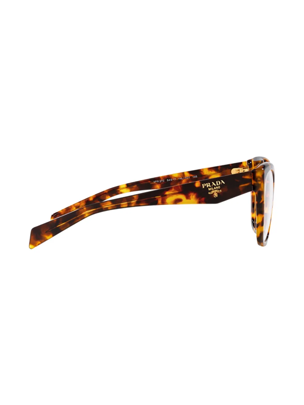 Prada Eyewear Zonnebril met oversized montuur Bruin