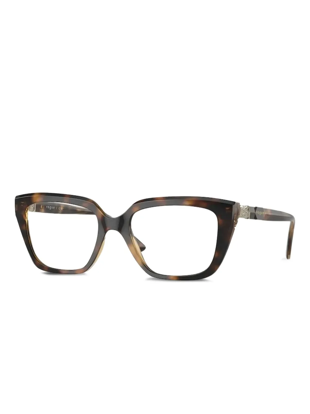 Vogue Eyewear tortoiseshell geometric glasses - Marrone