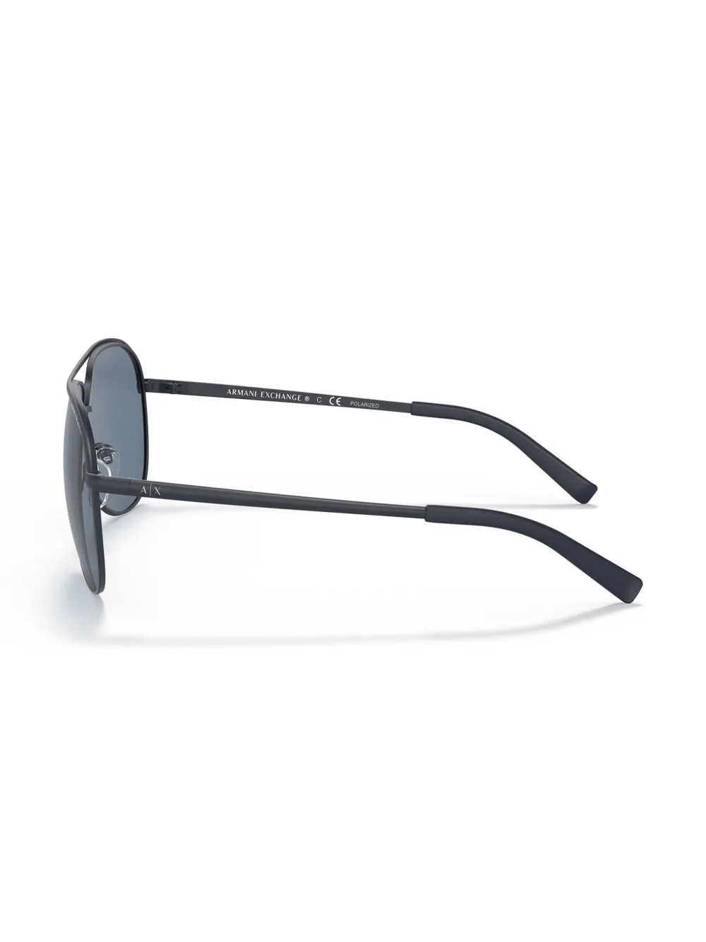 Armani Exchange Zonnebril met piloten montuur Blauw