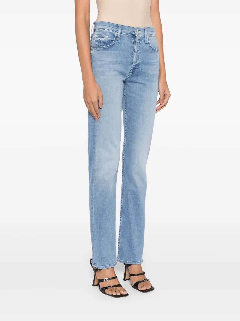 MOTHER The Tomcat Skimp straight jeans Blauw