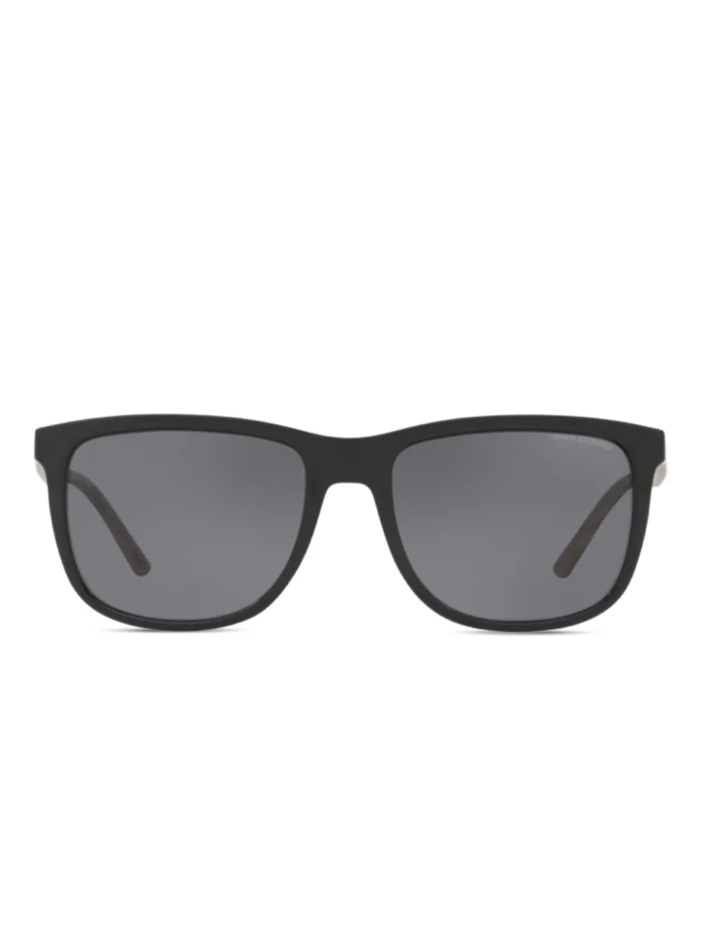 Armani Exchange Zonnebril met vierkant montuur Zwart