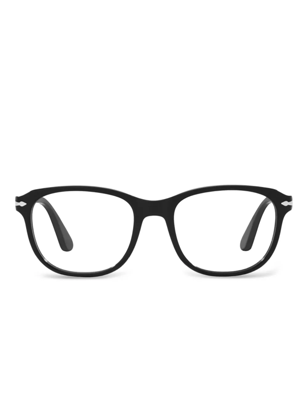 Persol Bril met rond montuur Zwart