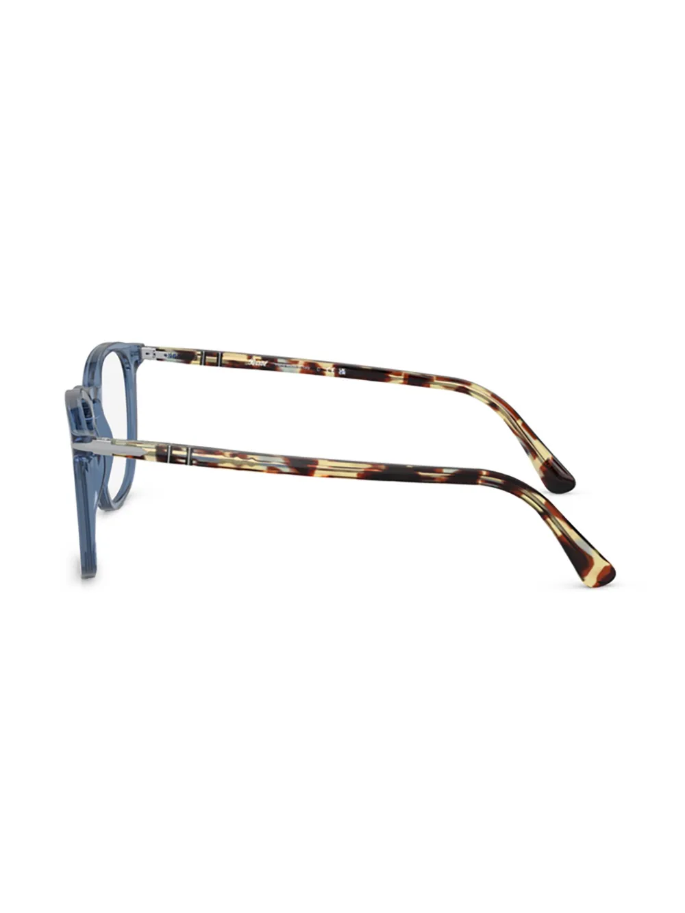 Persol Bril met rond montuur Blauw