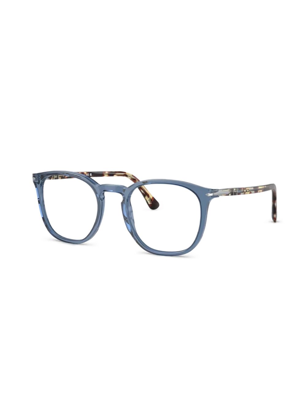 Persol Bril met rond montuur - Blauw