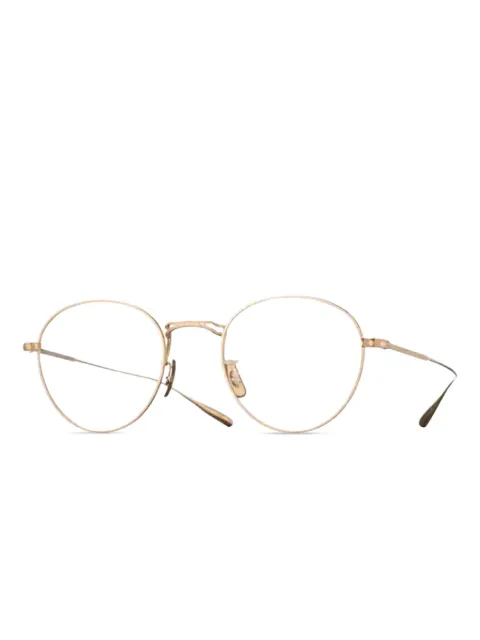 Oliver Peoples Hanlon ラウンド眼鏡フレーム