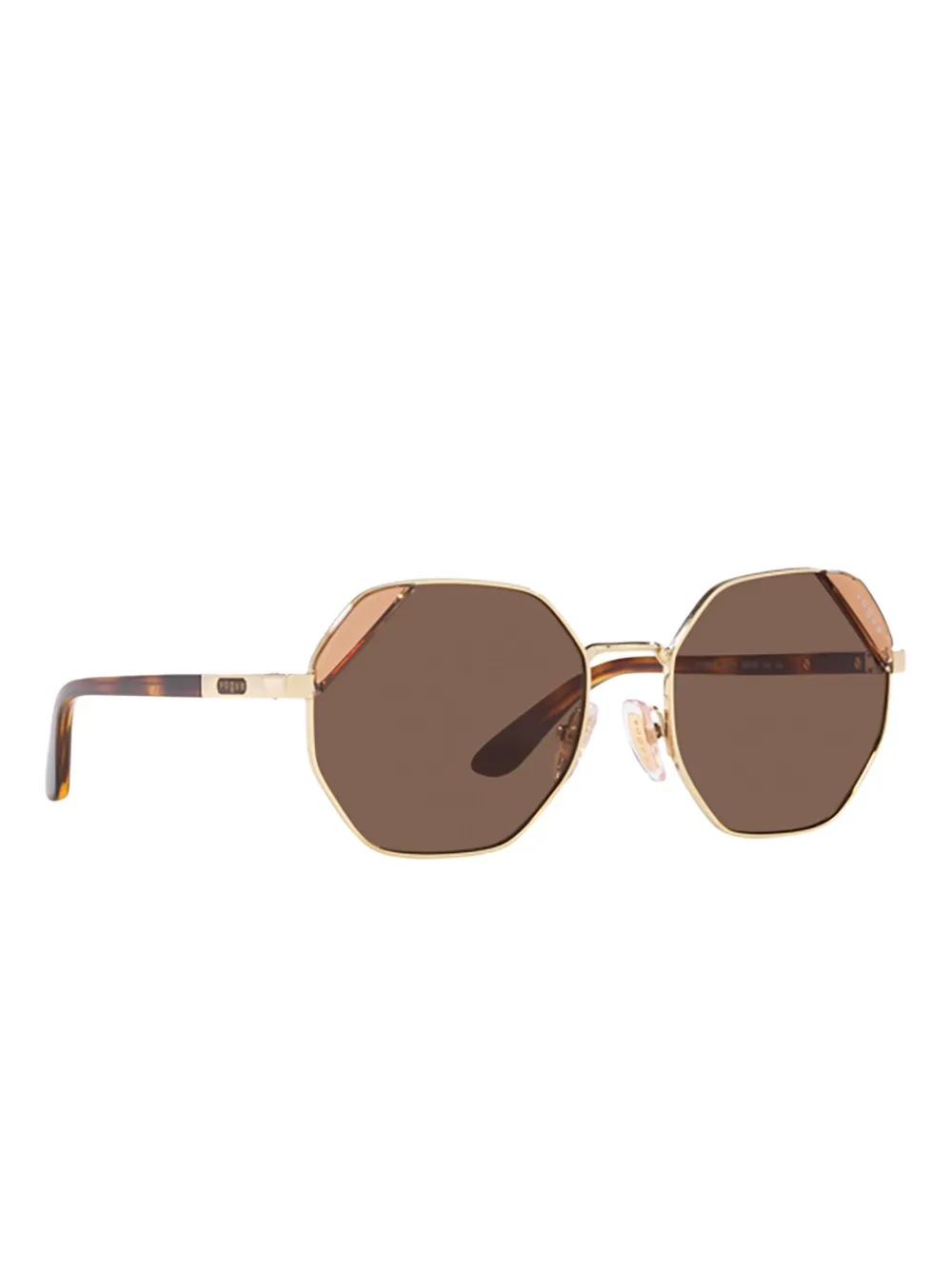 Vogue Eyewear Zonnebril met geometrisch montuur - Bruin