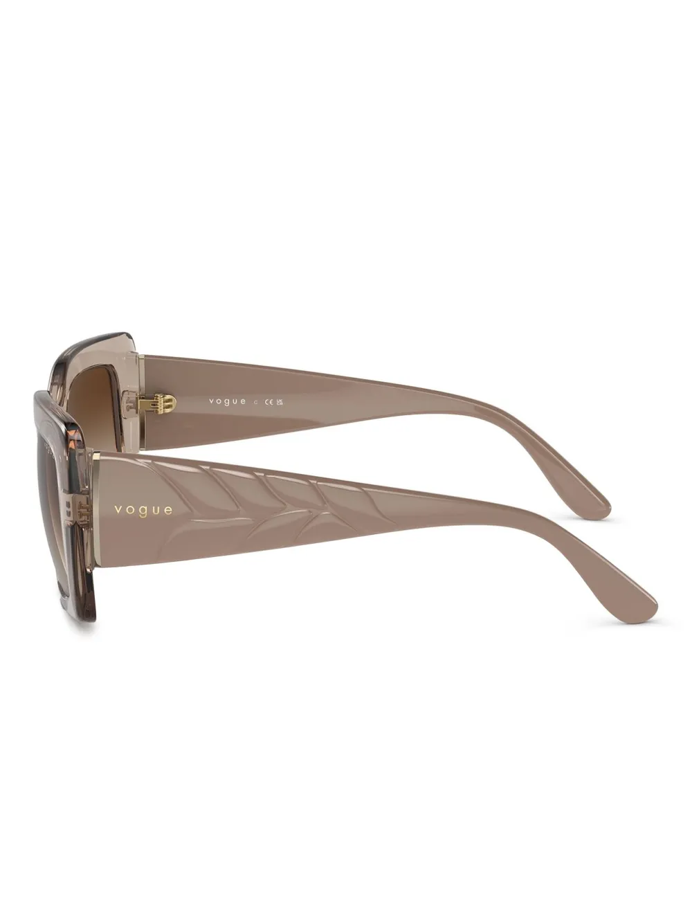 Vogue Eyewear VO5481S zonnebril met geometrisch montuur Beige