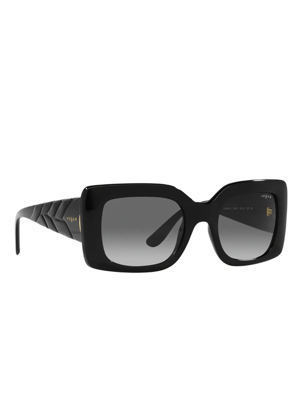 Vogue Eyewear VO5481S zonnebril met rechthoekig montuur - Zwart