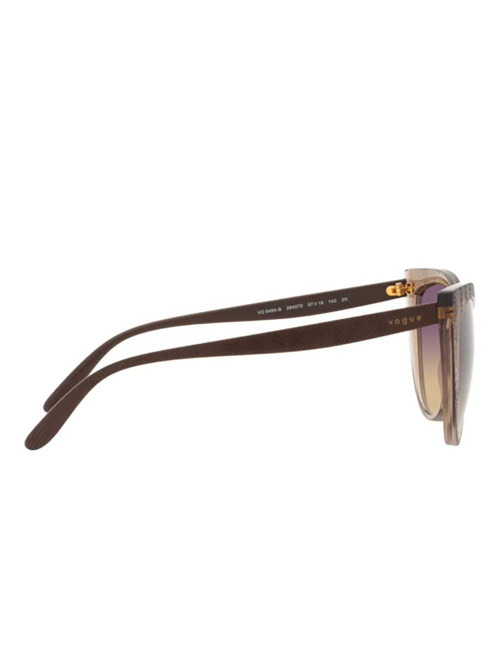 Vogue Eyewear Zonnebril met cat-eye montuur Beige