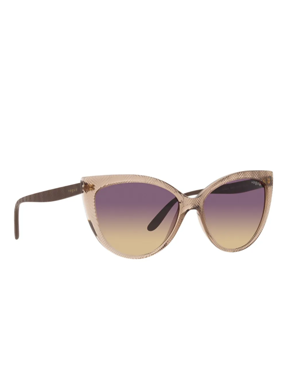 Vogue Eyewear Zonnebril met cat-eye montuur - Beige