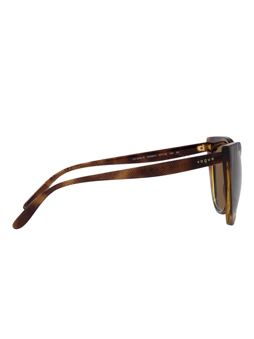 Vogue Eyewear VO5484S zonnebril met cat-eye montuur Bruin