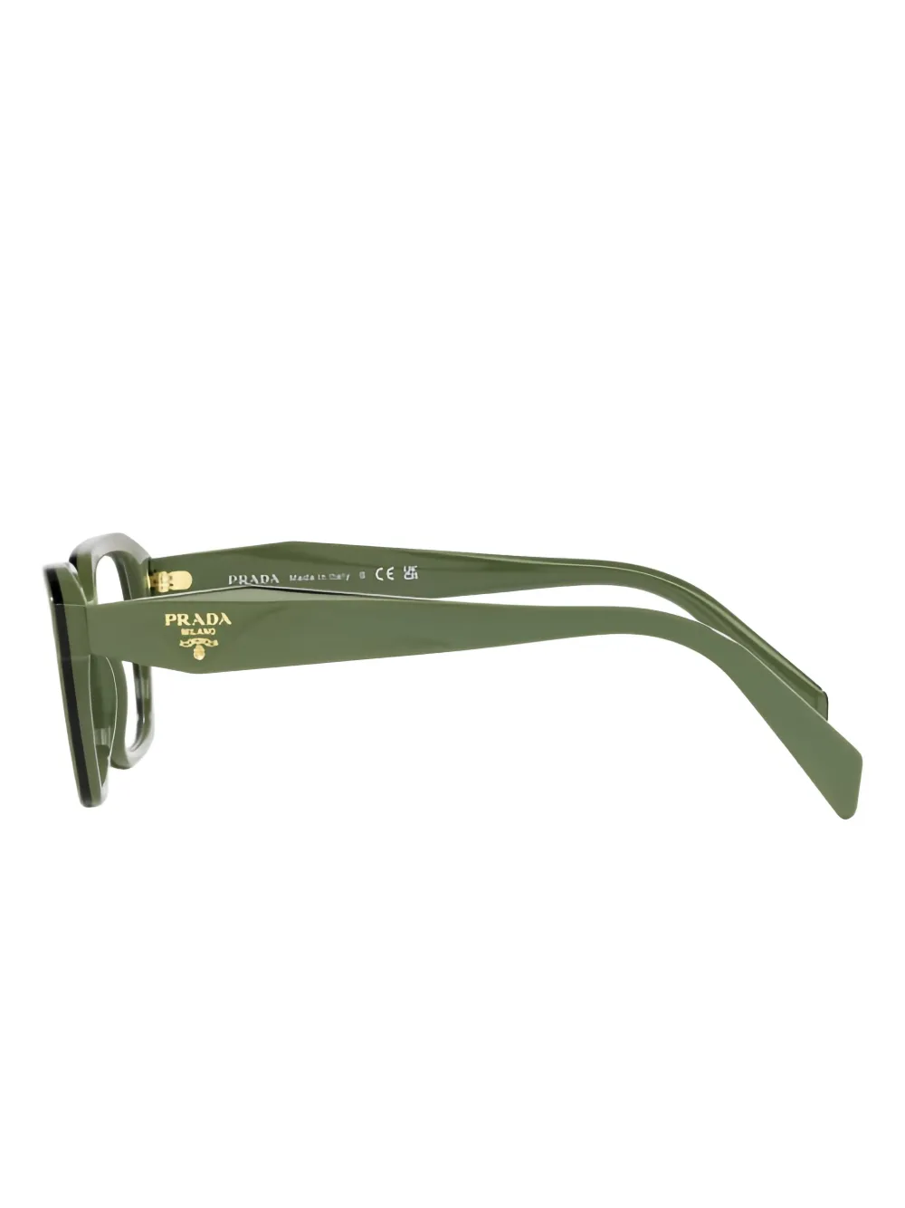 Prada Eyewear square-frame glasses Groen