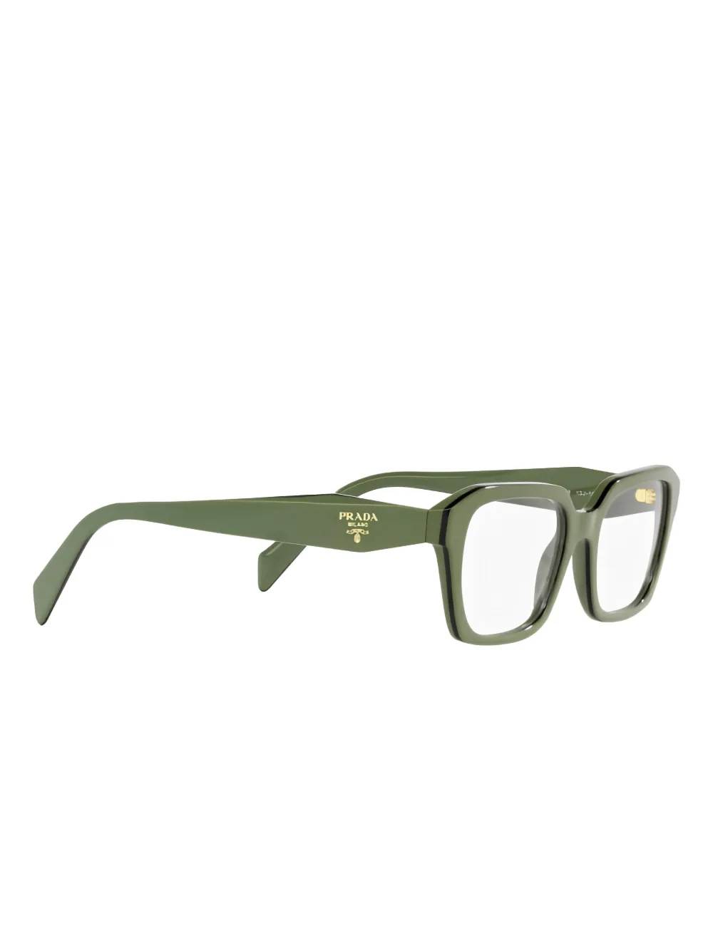 Prada Eyewear square-frame glasses Groen