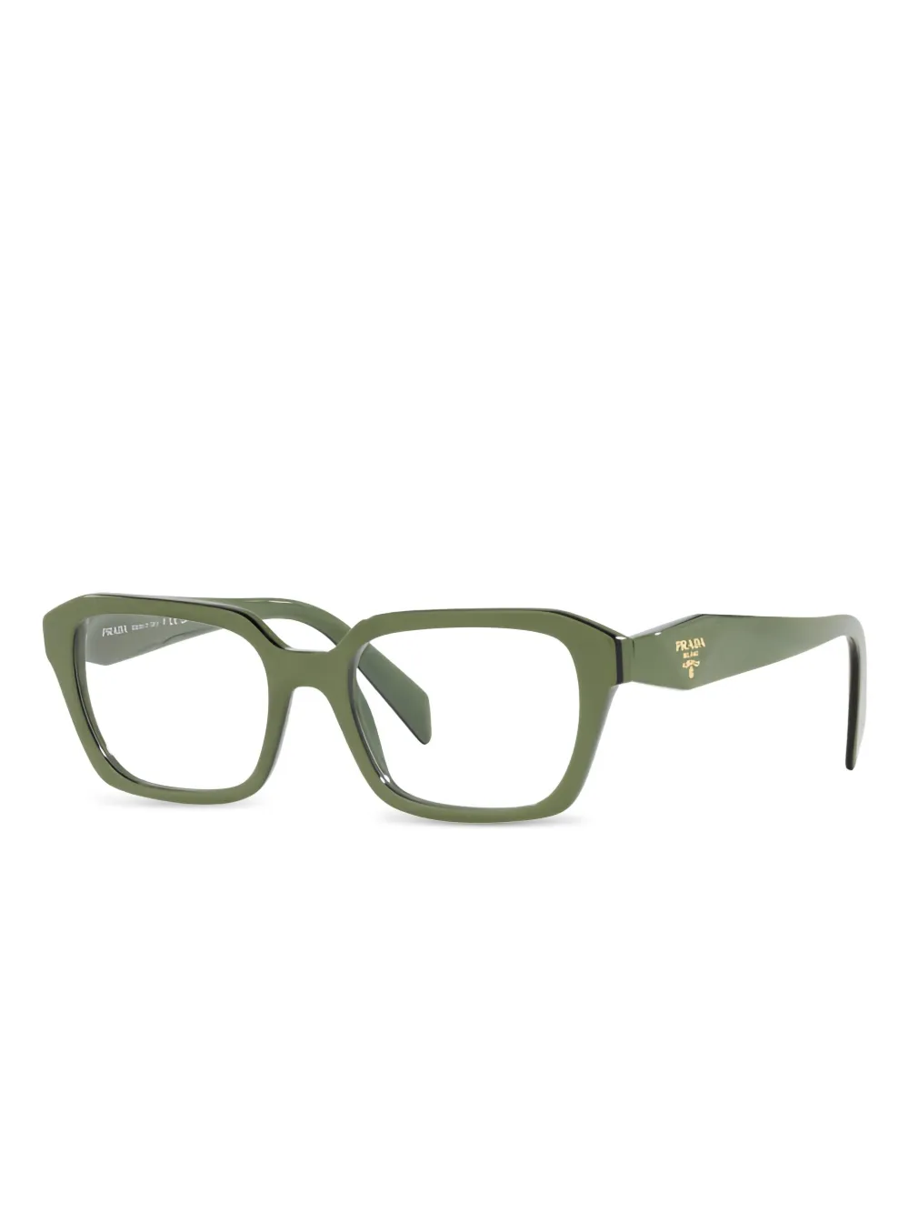 Prada Eyewear square-frame glasses Groen
