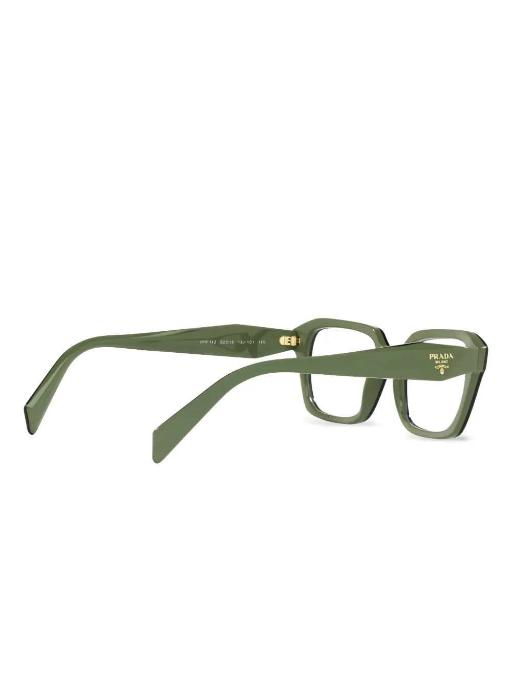 Prada Eyewear square-frame glasses Groen