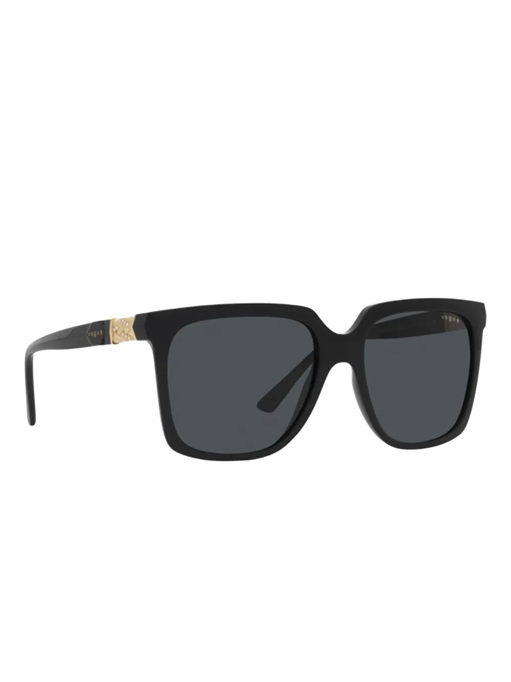 Vogue Eyewear Zonnebril met vierkant montuur - Zwart