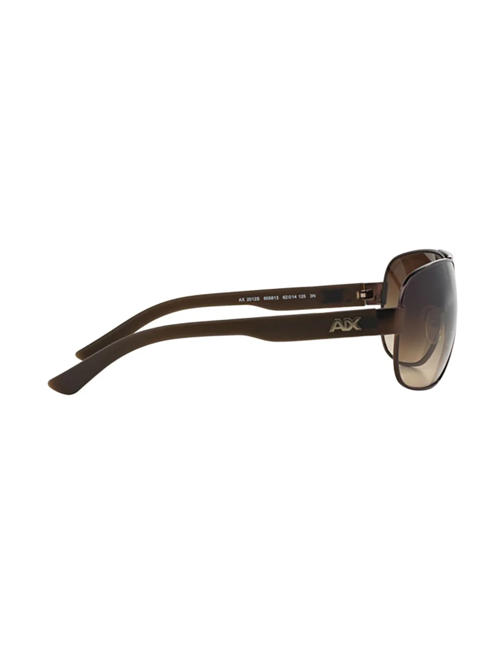 Armani Exchange Zonnebril met piloten montuur Bruin