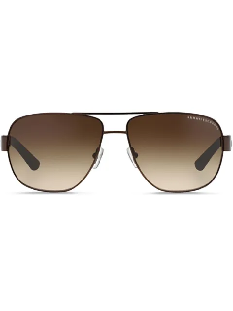 Armani Exchange navigator-frame sunglasses