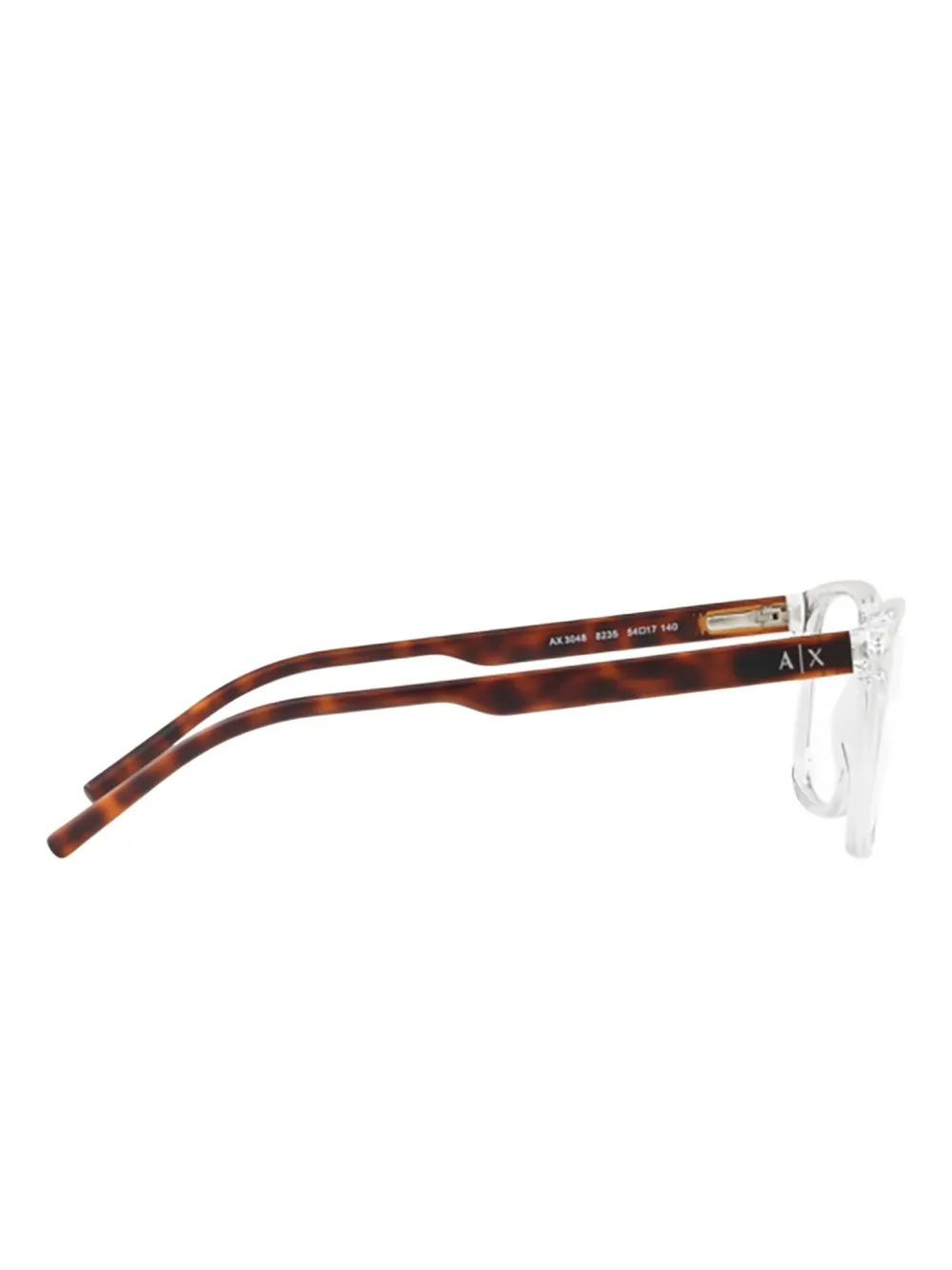  Armani Exchange Ax3048 Rectangle-frame Glasses - White 