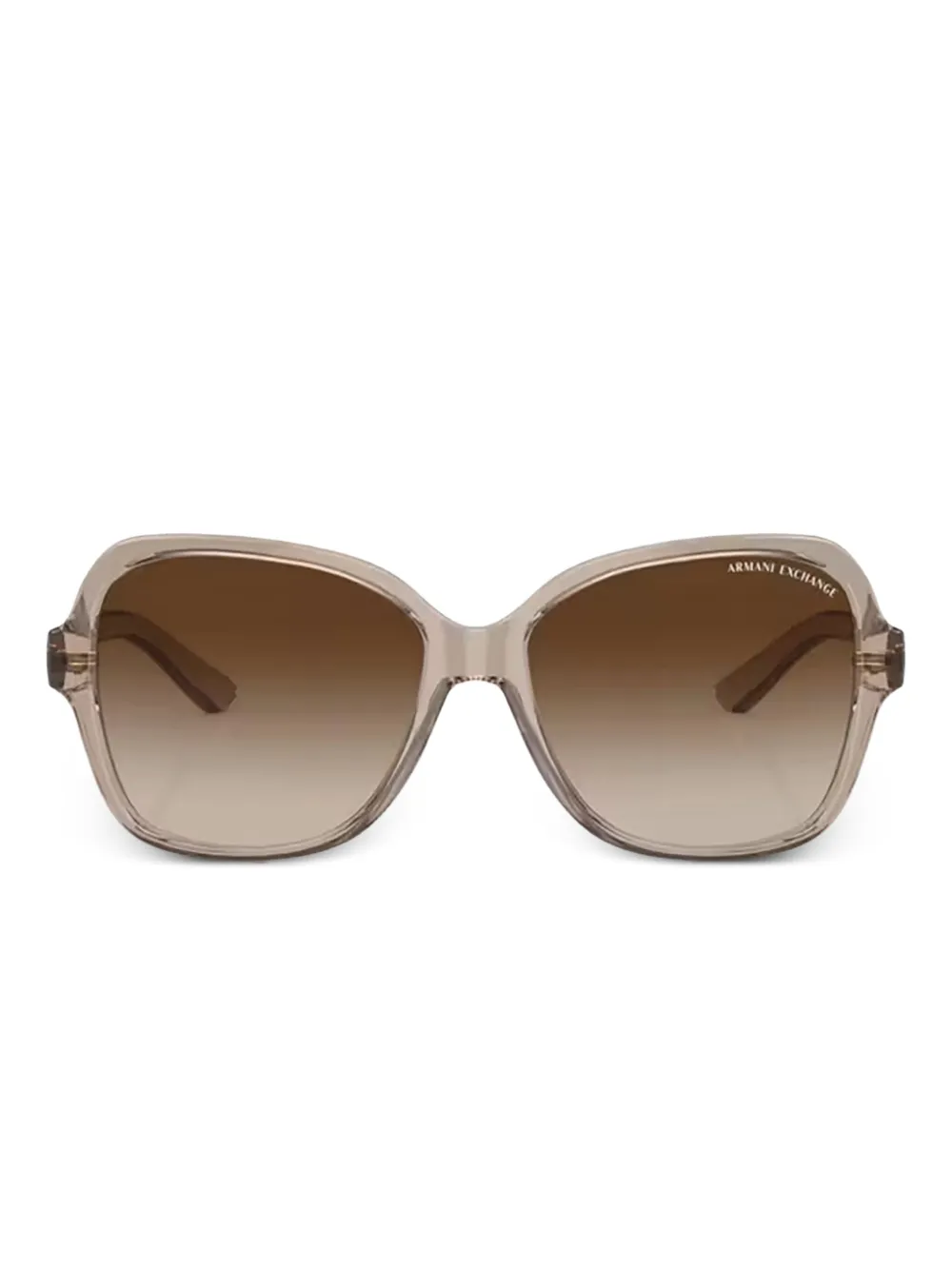 Armani Exchange Occhiali da sole oversize - Toni neutri