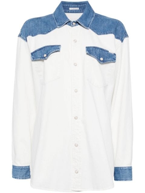 MOTHER The Tycoon Combo denim shirt