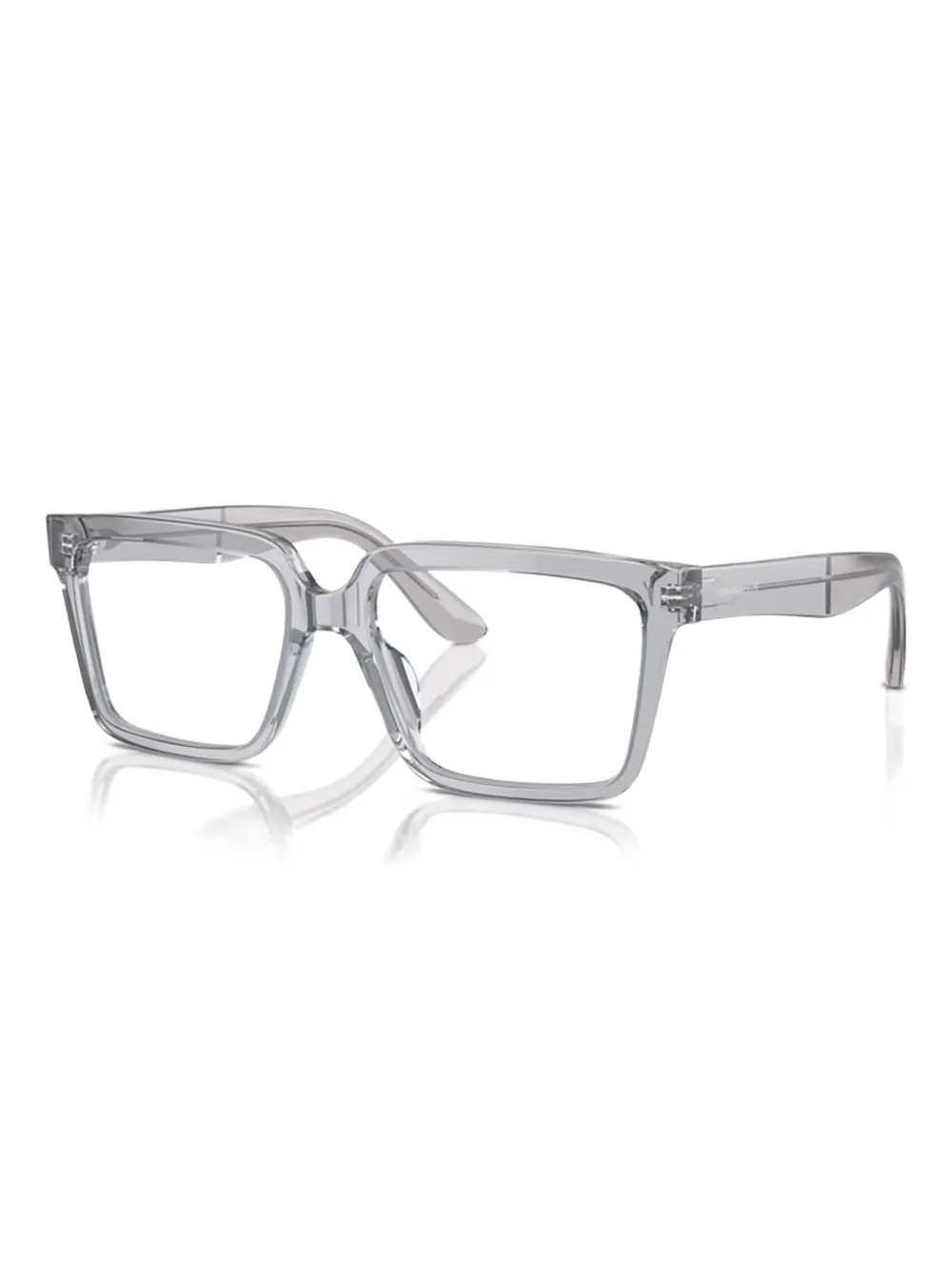Giorgio Armani Bril met vierkant montuur Grijs