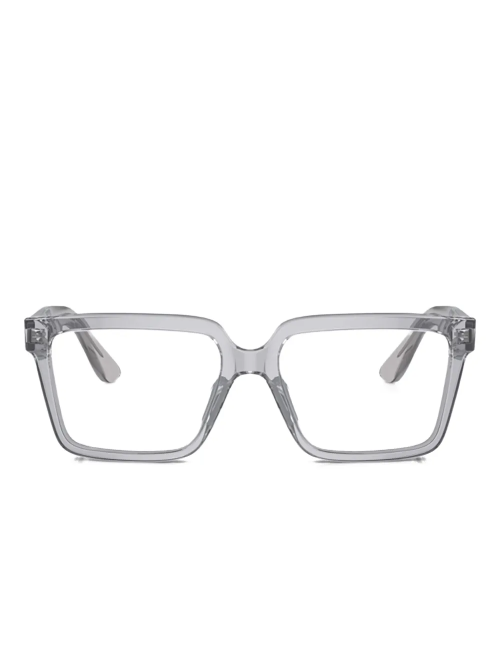 Giorgio Armani Bril met vierkant montuur Grijs