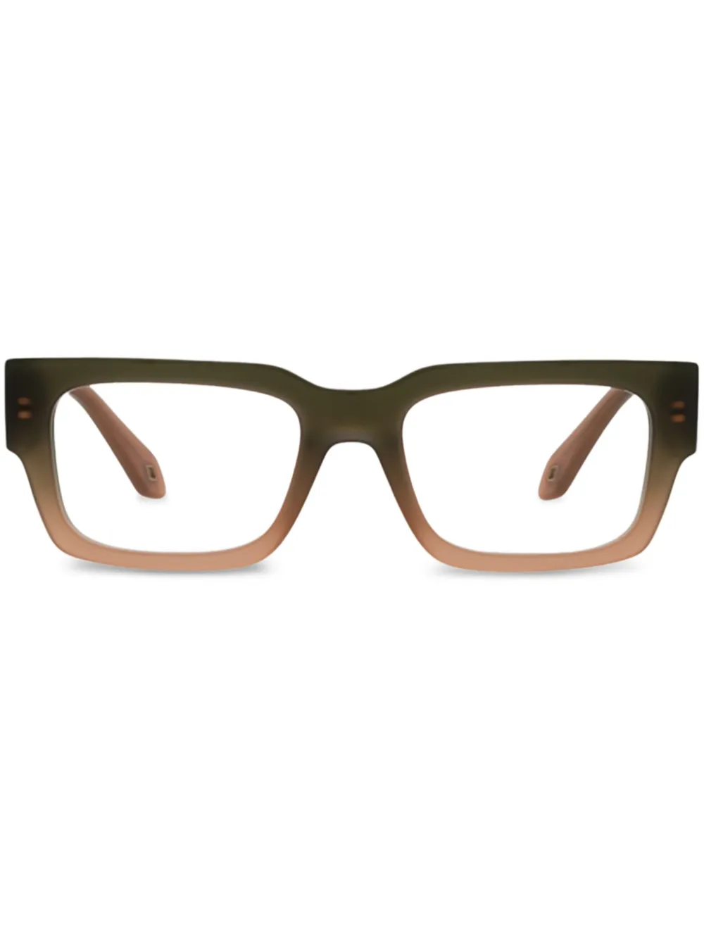 Giorgio Armani square-frame glasses | Green | Image 1