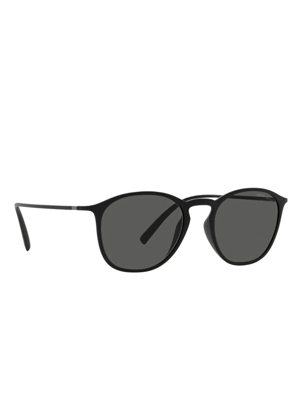  Giorgio Armani Round-frame Sunglasses - Black 