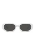 Polo Ralph Lauren oval-frame sunglasses - White