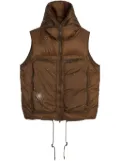 Undercover puffer vest - Brown