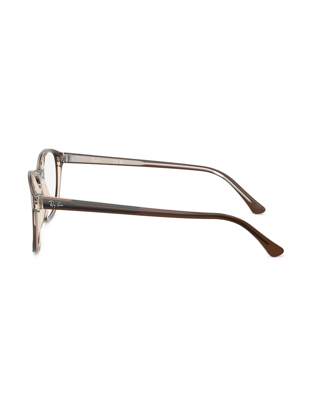 Ray Ban Round-frame Glasses In Brown