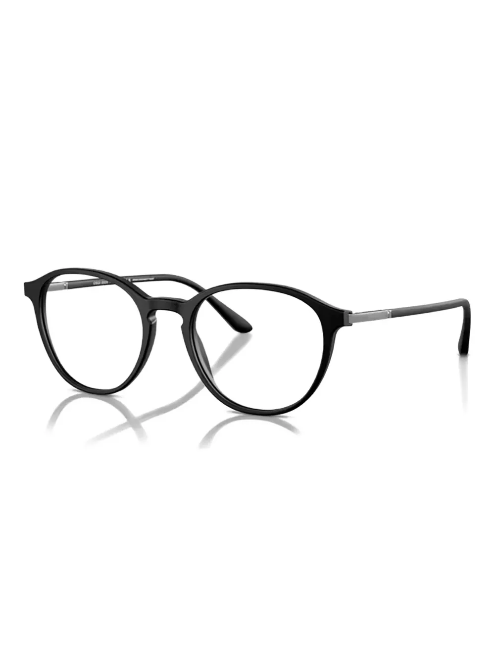 Giorgio Armani Bril met rond montuur Zwart