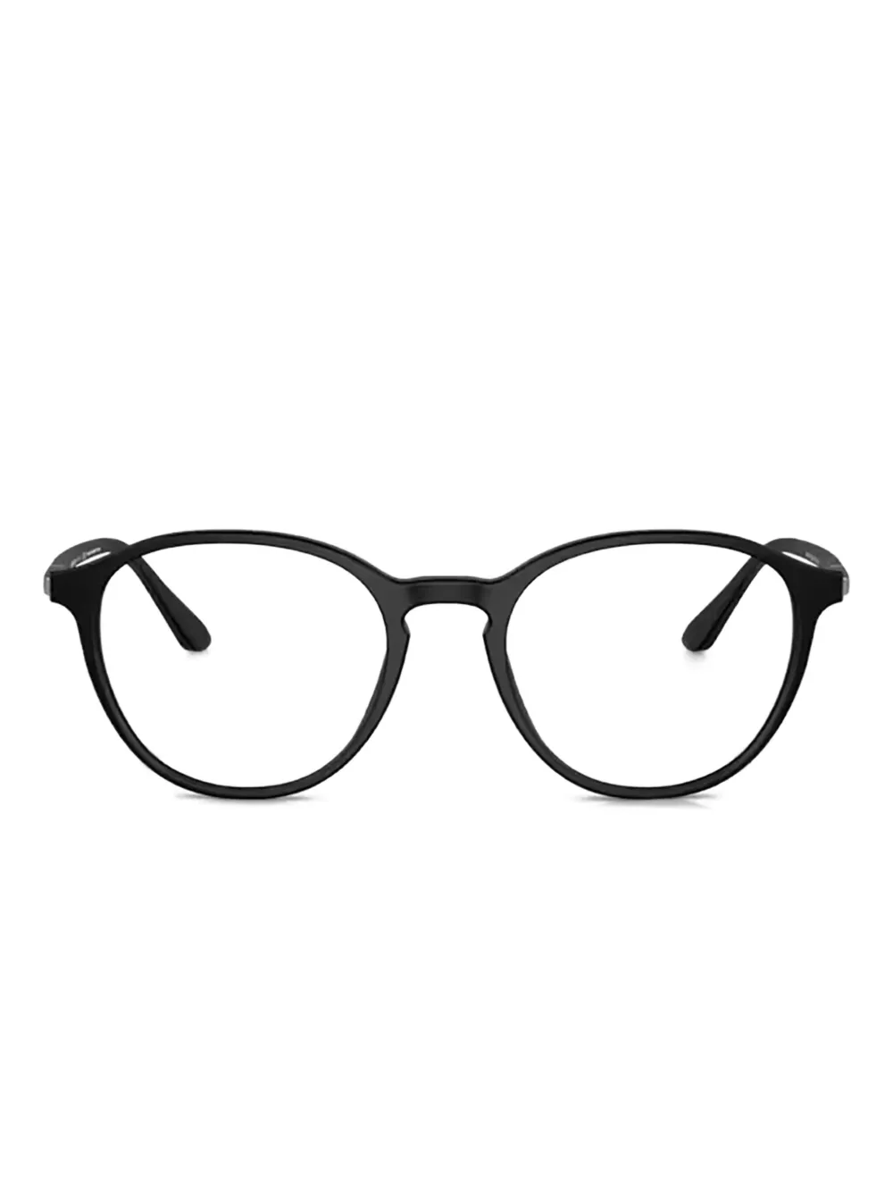 Giorgio Armani Bril met rond montuur Zwart