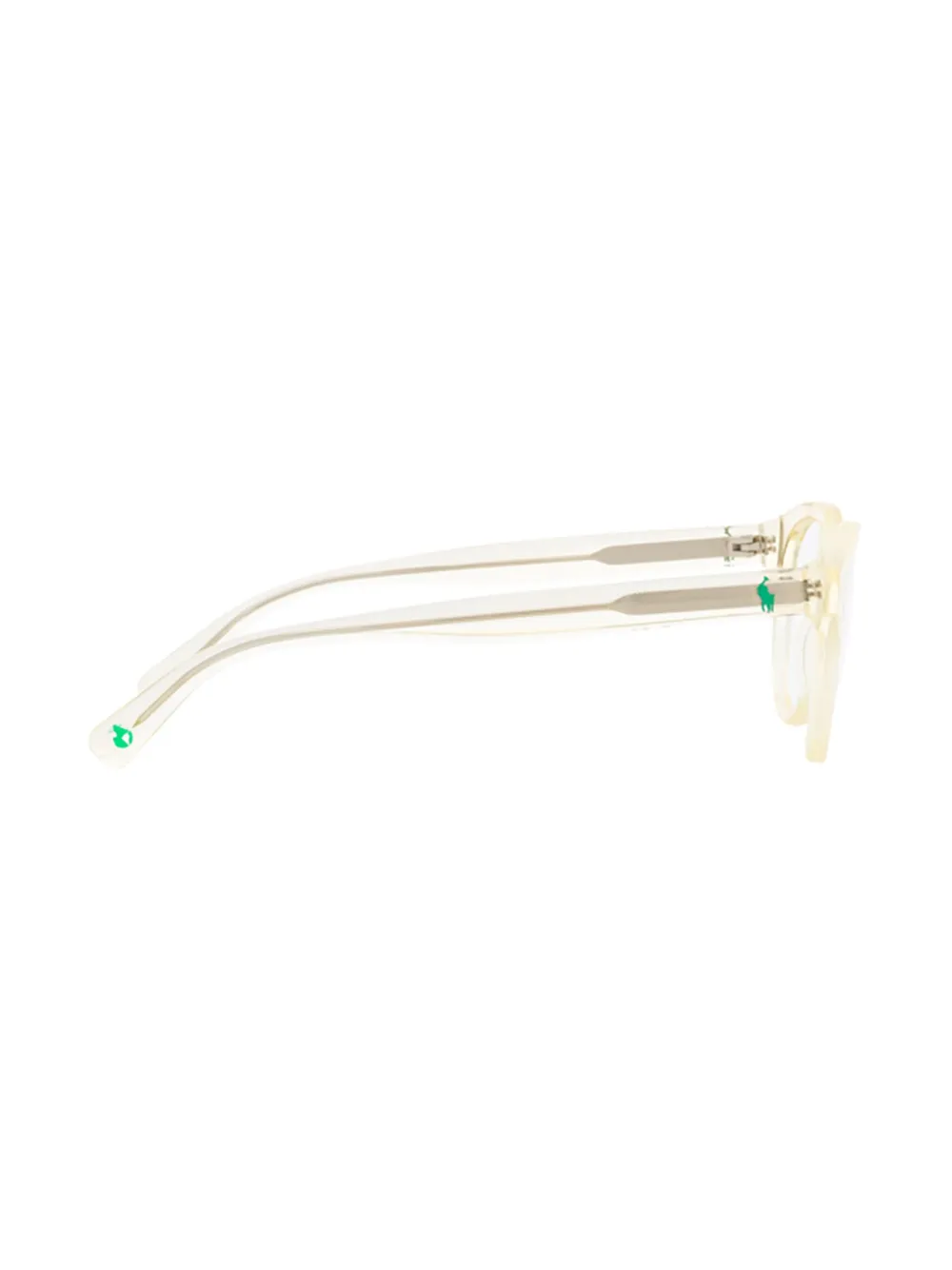 POLO RALPH LAUREN EYEWEAR Bril met rond montuur Beige
